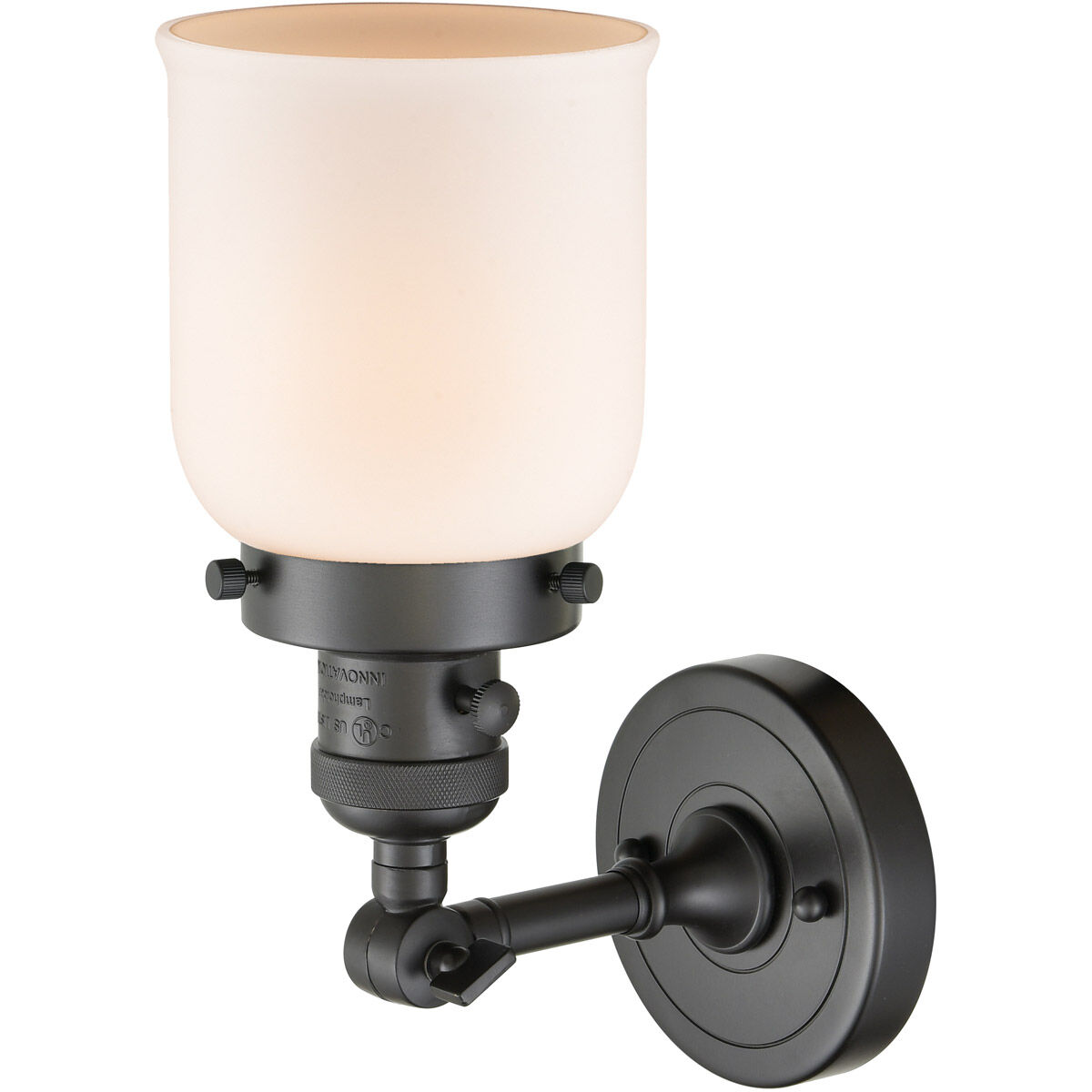 Franklin Restoration Small Bell LED 5 inch Oil Rubbed Bronze Sconce Wall Light, Franklin Restoration