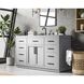 Alden 60 X 35 inch Grey Bathroom Vanity Cabinet