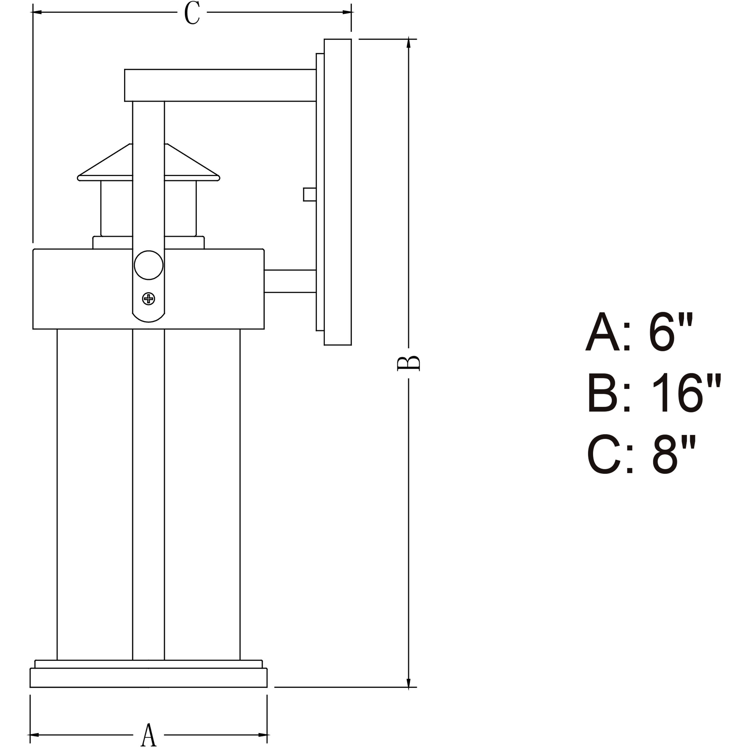 Cumberland Rust Iron Outdoor Motion Sensor