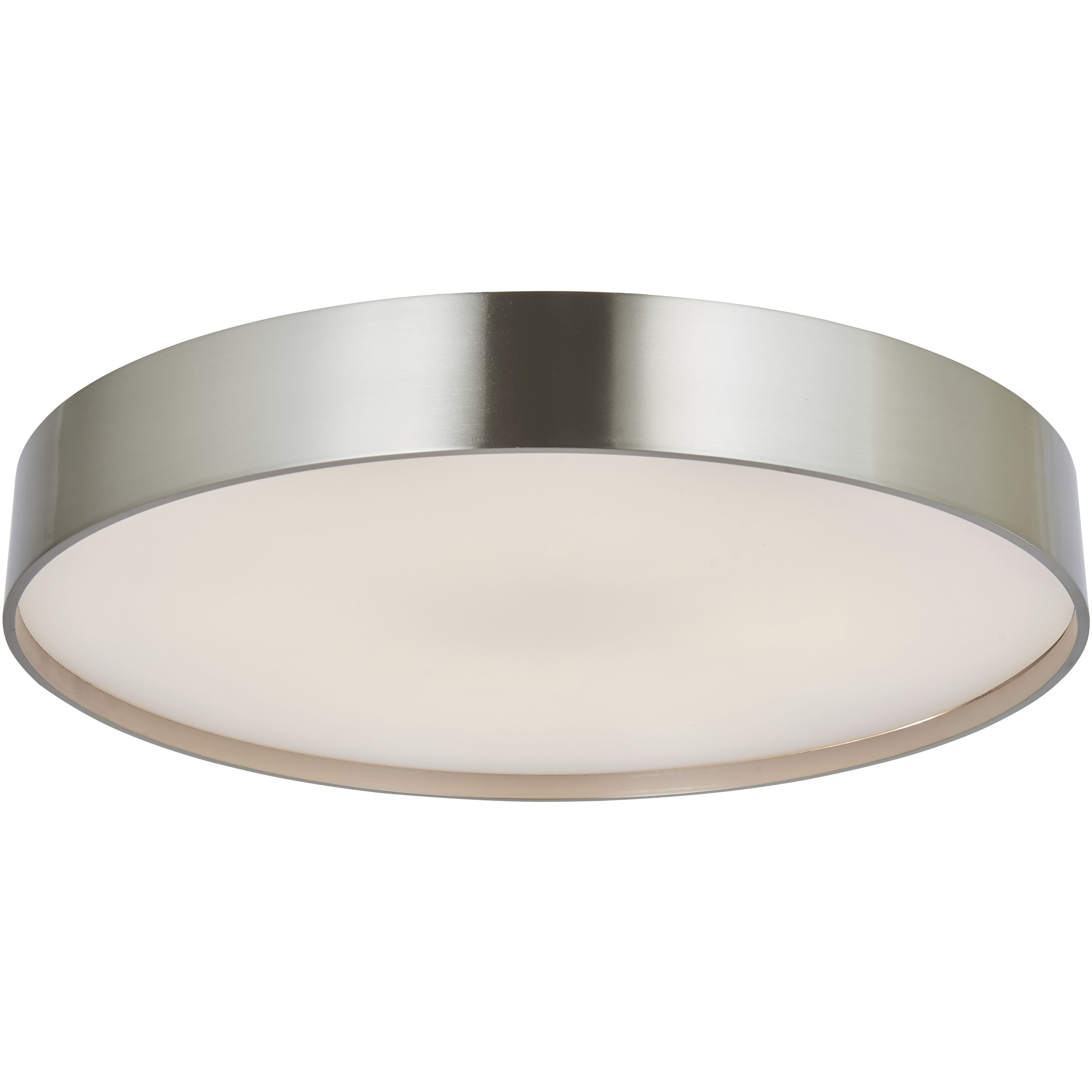 Snare LED 17 inch Brushed Nickel Flush Mount Ceiling Light