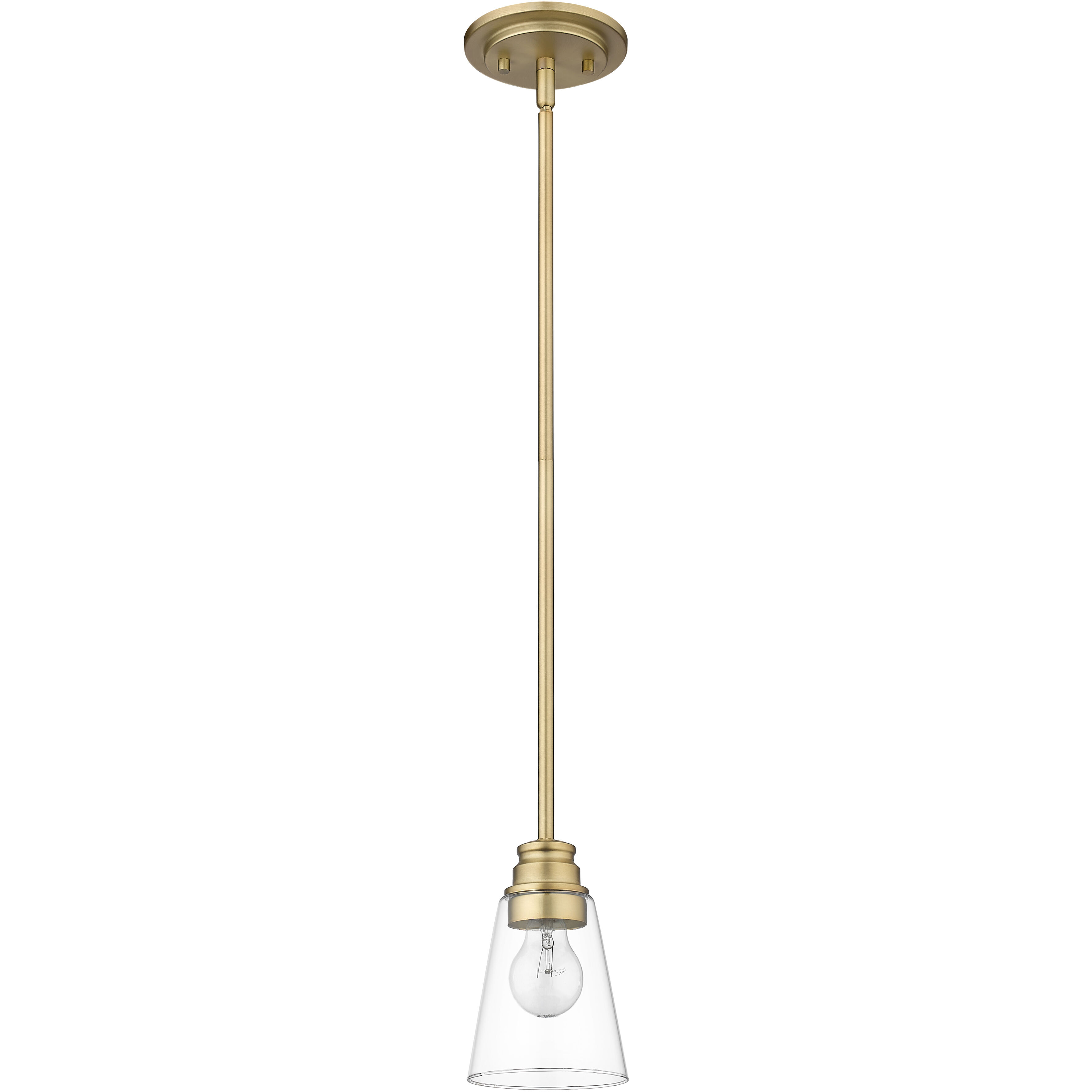 Annora 1 Light 5.5 inch Olde Brass Pendant Ceiling Light in 1.76
