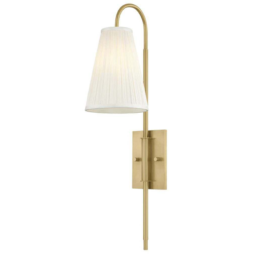 Limoges 1 Light 6 inch Vintage Brass Wall Sconce Wall Light