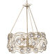 Ethereal Rose 6 Light 24 inch Havana Gold Ombre Chandelier Ceiling Light