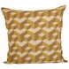Escher 20 X 6 inch Gold with Beige Accent Pillow