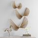 Coreograph Antique Gold Leaf Wall Decor, Set of 3