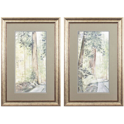 Landscapes Green and Brown Framed Art
