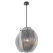 Hibis 1 Light 15.75 inch Bronze and Smoke Glass Pendant Ceiling Light