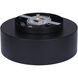 Daylon 1 Light 12.63 inch Black Flush Mount Ceiling Light