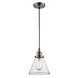 Jenny 1 Light 8 inch Brushed Nickel Pendant Ceiling Light