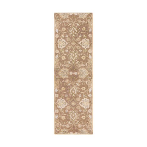 Edda 96 X 30 inch Cream/Camel/Ivory/Moss/Taupe/Dark Green/Sea Foam Rugs, Wool