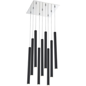 Forest LED 14 inch Chrome Chandelier Ceiling Light