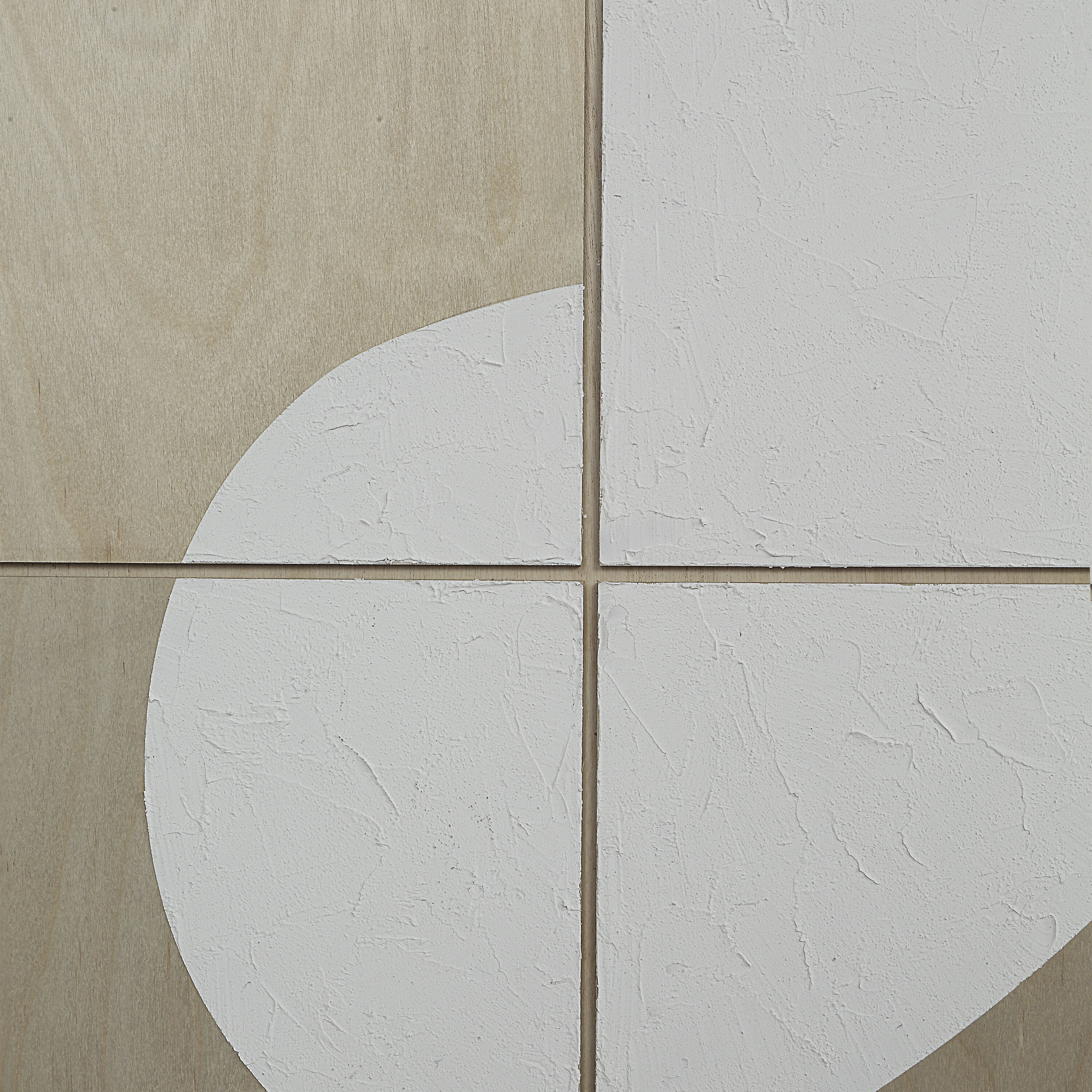 Erula Matte White Wall Art