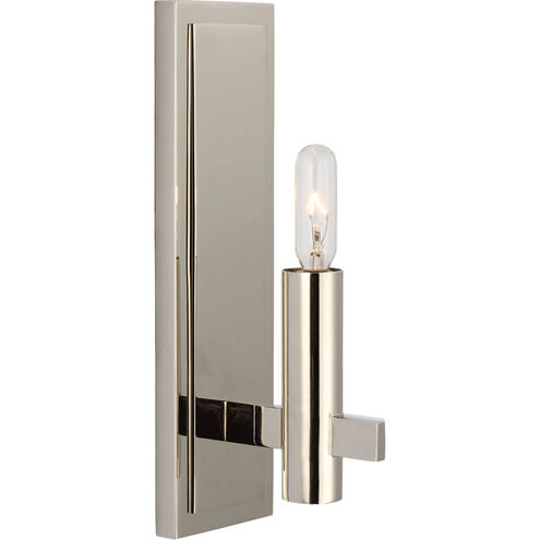 Chapman & Myers Sonnet LED 3 inch Polished Nickel Single Sconce Wall Light in (None), Petite