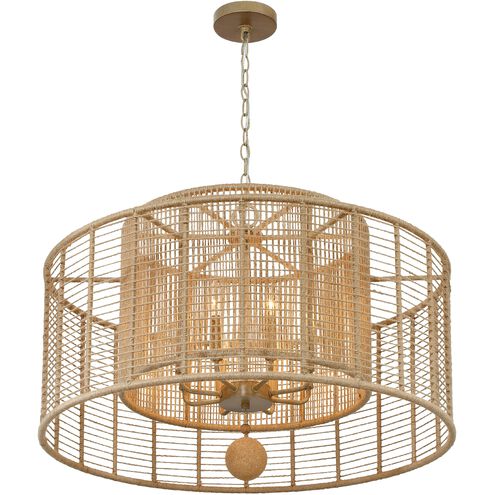 Jayna 8 Light 31.25 inch Burnished Silver Chandelier Ceiling Light