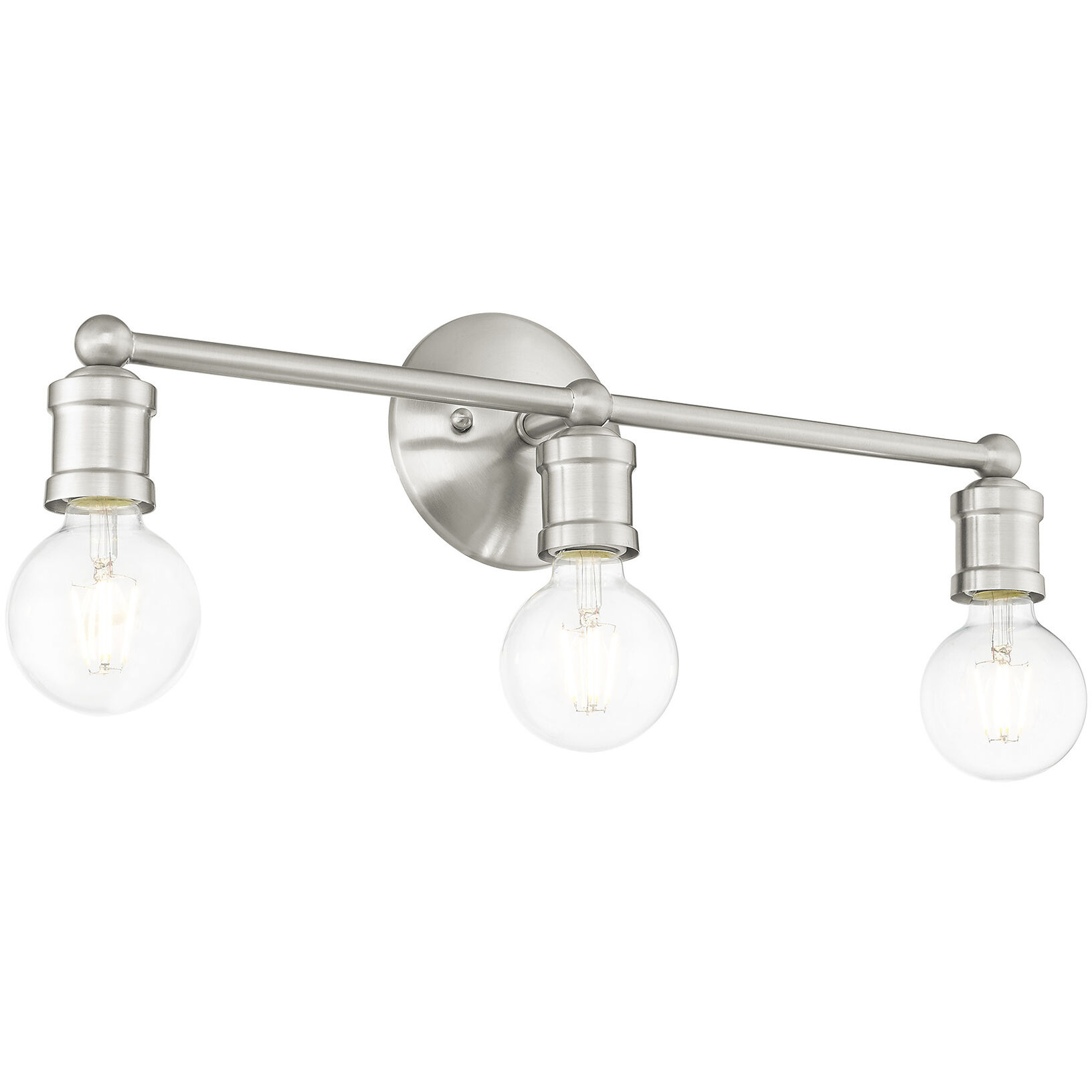 Lansdale 3 Light 20 inch Brushed Nickel Vanity Sconce Wall Light