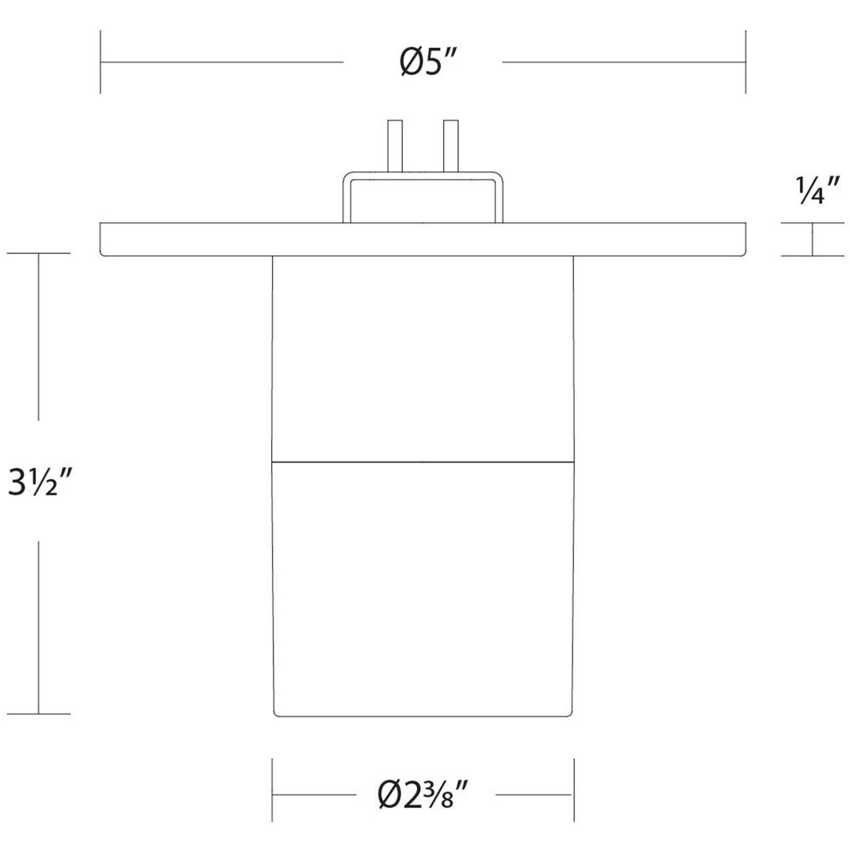 Twist-N-Lite LED 5 inch White Flush Mount Ceiling Light, WAC Limited