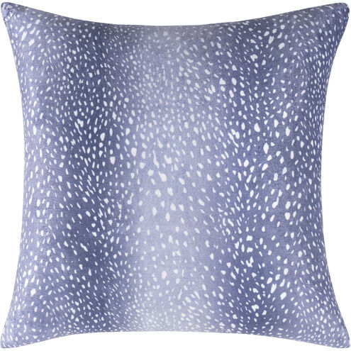 Doe 20 inch Blue Pillow Kit in 20 x 20, Square