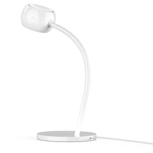 Flux 15.25 inch 10.00 watt Gloss White Table Lamp Portable Light
