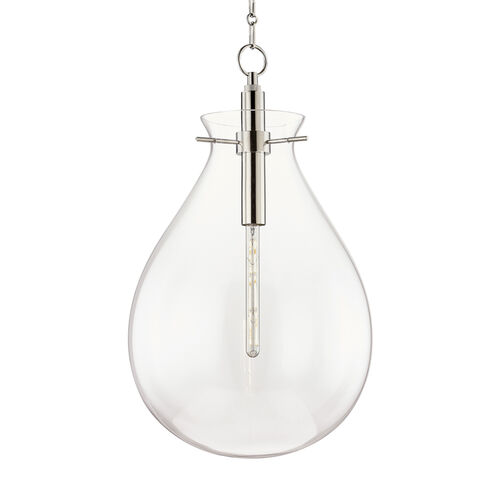 Ivy LED 18 inch Polished Nickel Pendant Ceiling Light