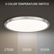 Argo LED 19 inch Brushed Nickel Flush Mount Ceiling Light