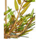 Babylon 6 Light 30.5 inch Green/Contemporary Gold Leaf/Contemporary Gold Pendant Ceiling Light