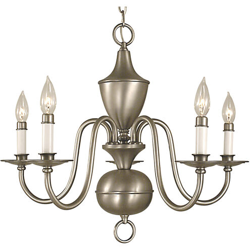 Jamestown 5 Light 25 inch Matte Black Dining Chandelier Ceiling Light