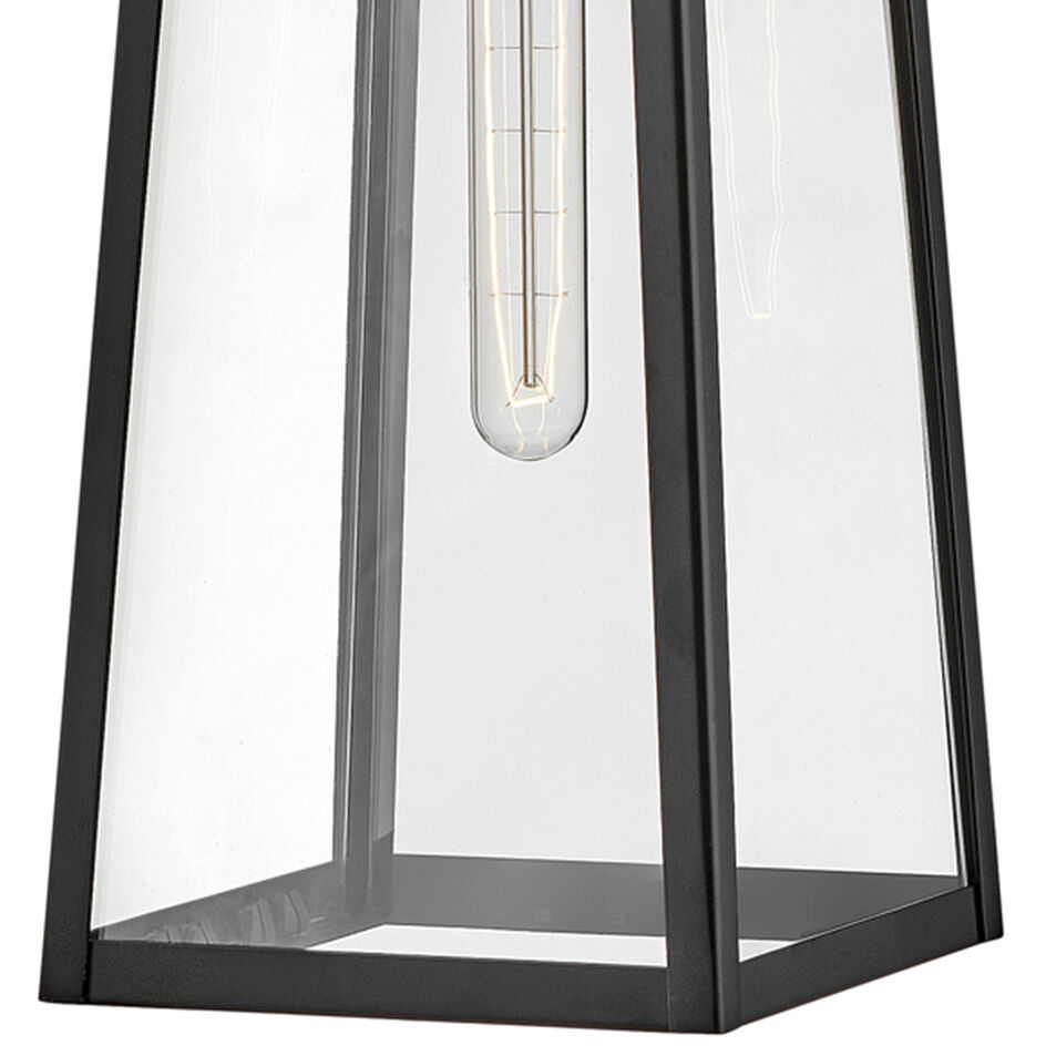 Hugh LED 19 inch Black Outdoor Wall Mount