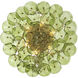 Esme 6 Light 22.5 inch Aged Brass Semi Flush Ceiling Light