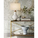 Flying 48 inch Natural and Gold Console Table