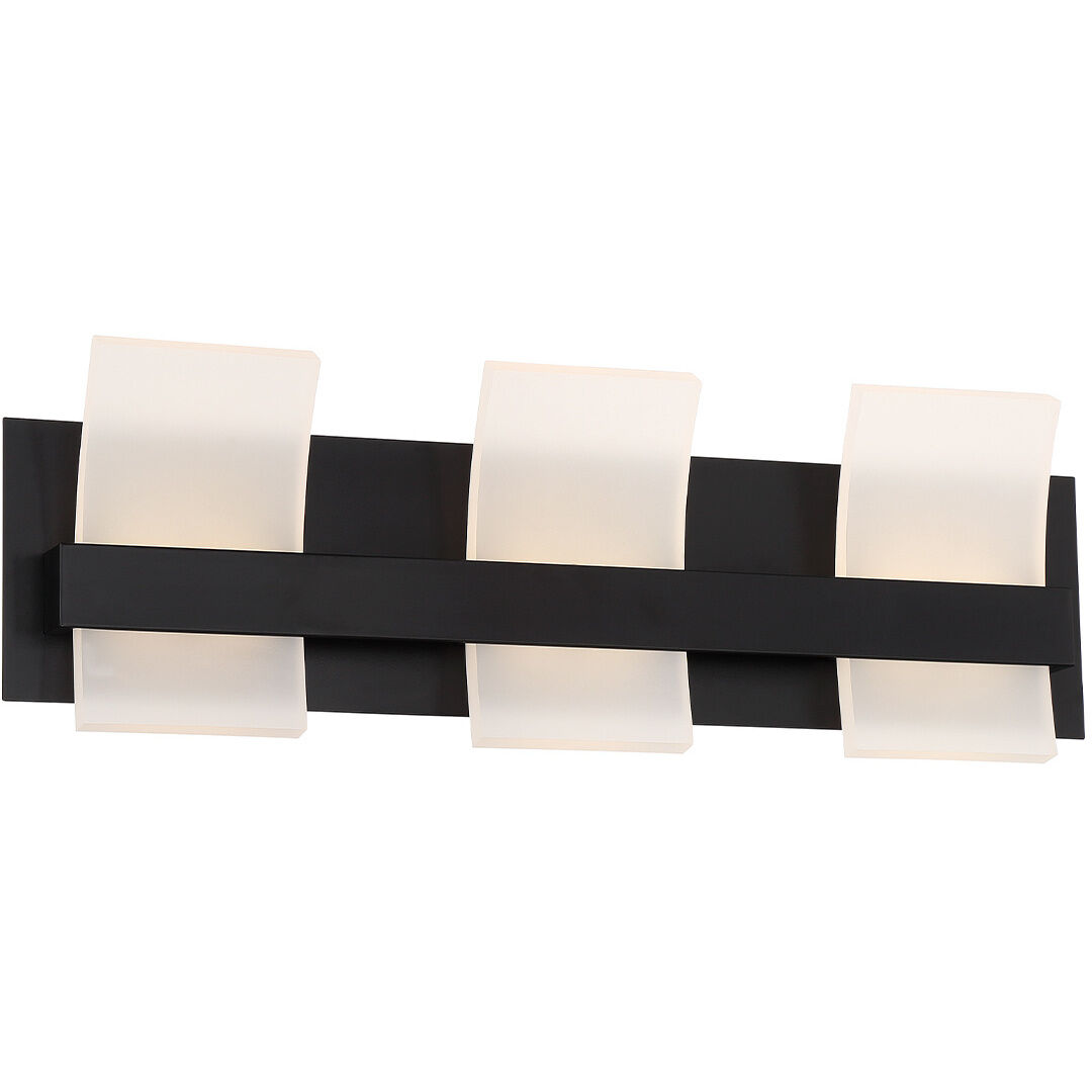 Cambridge LED 21.25 inch Black Vanity Light Wall Light