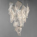 Rinkle LED 36.25 inch Polished Chrome Multi-Light Pendant Ceiling Light