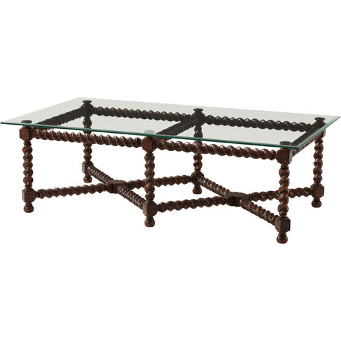 Clive 57 X 32 inch Rustic Oak Cocktail Table