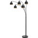 Lovett 86 inch 60 watt Dark Bronze Floor Lamp Portable Light