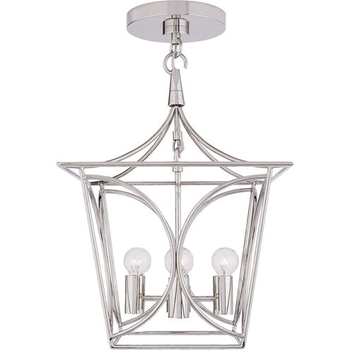 kate spade new york Cavanagh 4 Light 11.5 inch Polished Nickel Lantern Pendant Ceiling Light