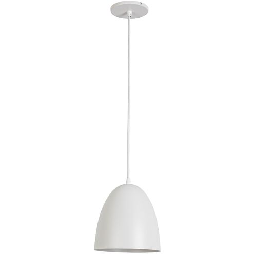 Ofelia 1 Light 8 inch Matte White Pendant Ceiling Light