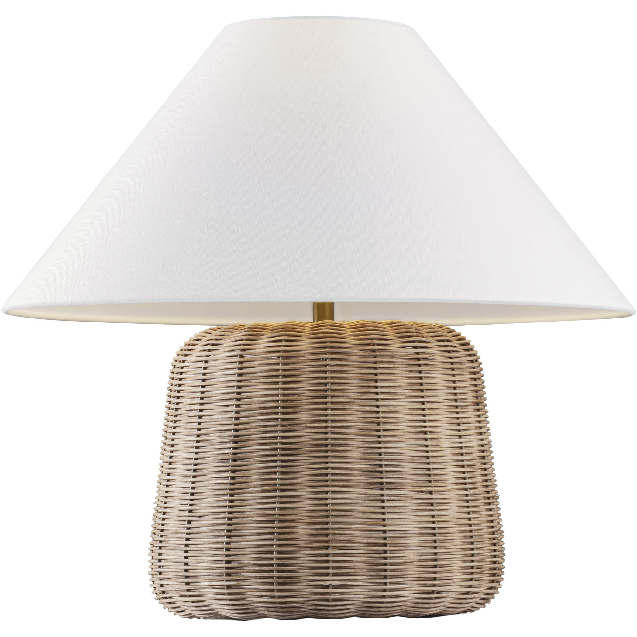 Thom Filicia Dumar 20.5 inch 9 watt Blonde Rattan Table Lamp Portable Light