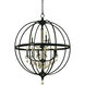 Olivia 9 Light 40 inch Matte Black Foyer Chandelier Ceiling Light