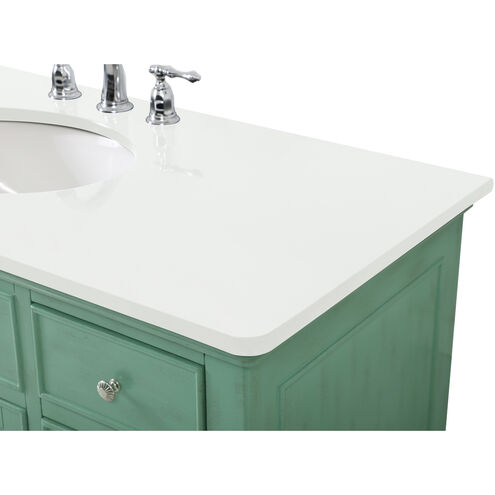Otto 48 X 21 X 35 inch Vintage Mint Vanity Sink Set