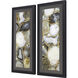 Geometrics Collection Gray Framed Art