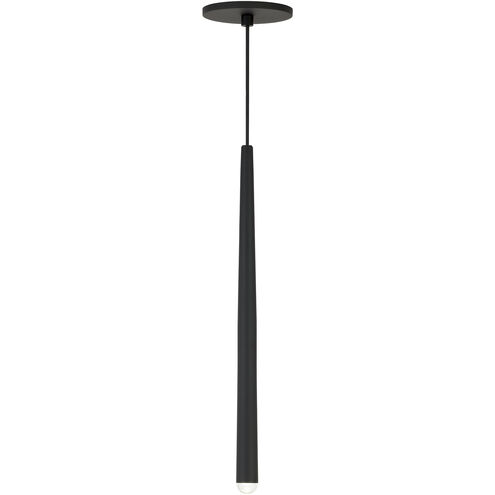 Sean Lavin Pylon LED Nightshade Black Pendant Ceiling Light, Integrated LED