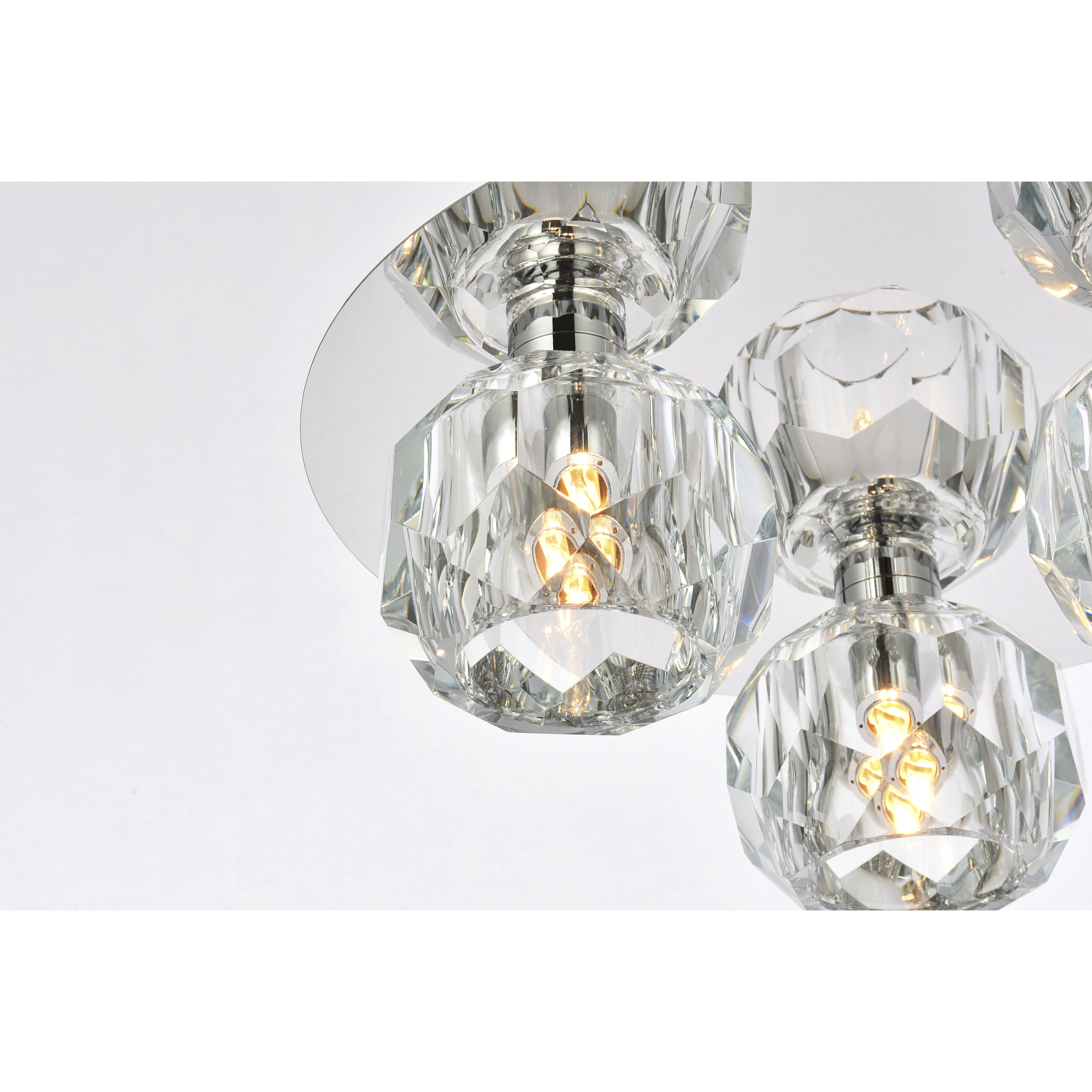 Graham 3 Light 12 inch Chrome Flush Mount Ceiling Light