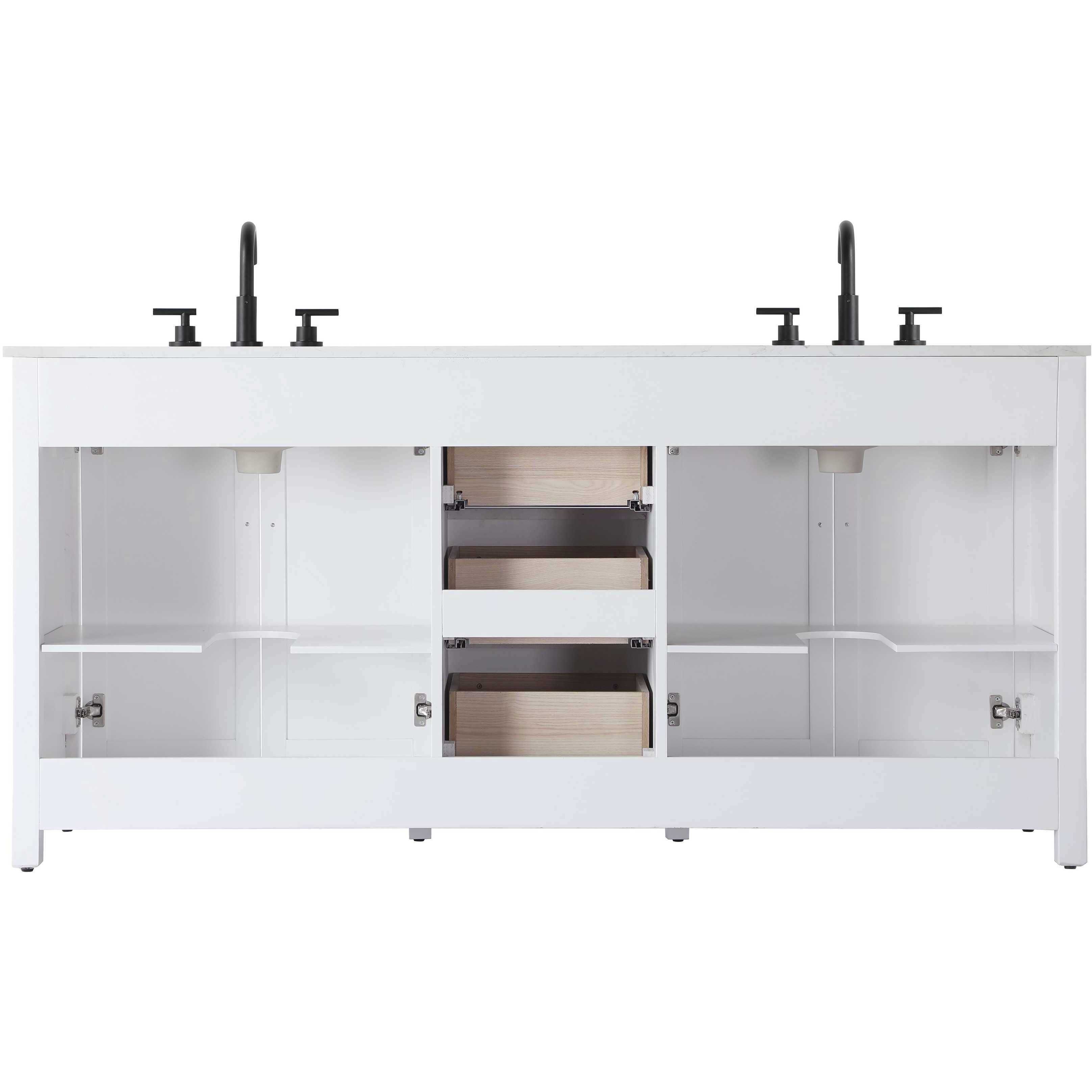 Alina 72 X 34 inch White Bathroom Vanity Cabinet