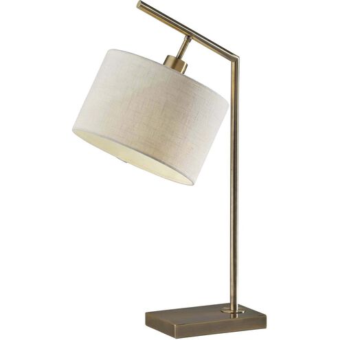 Reynolds 25 inch 60.00 watt Antique Brass Table Lamp Portable Light