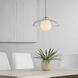 Dayana LED 15 inch Clear Pendant Ceiling Light