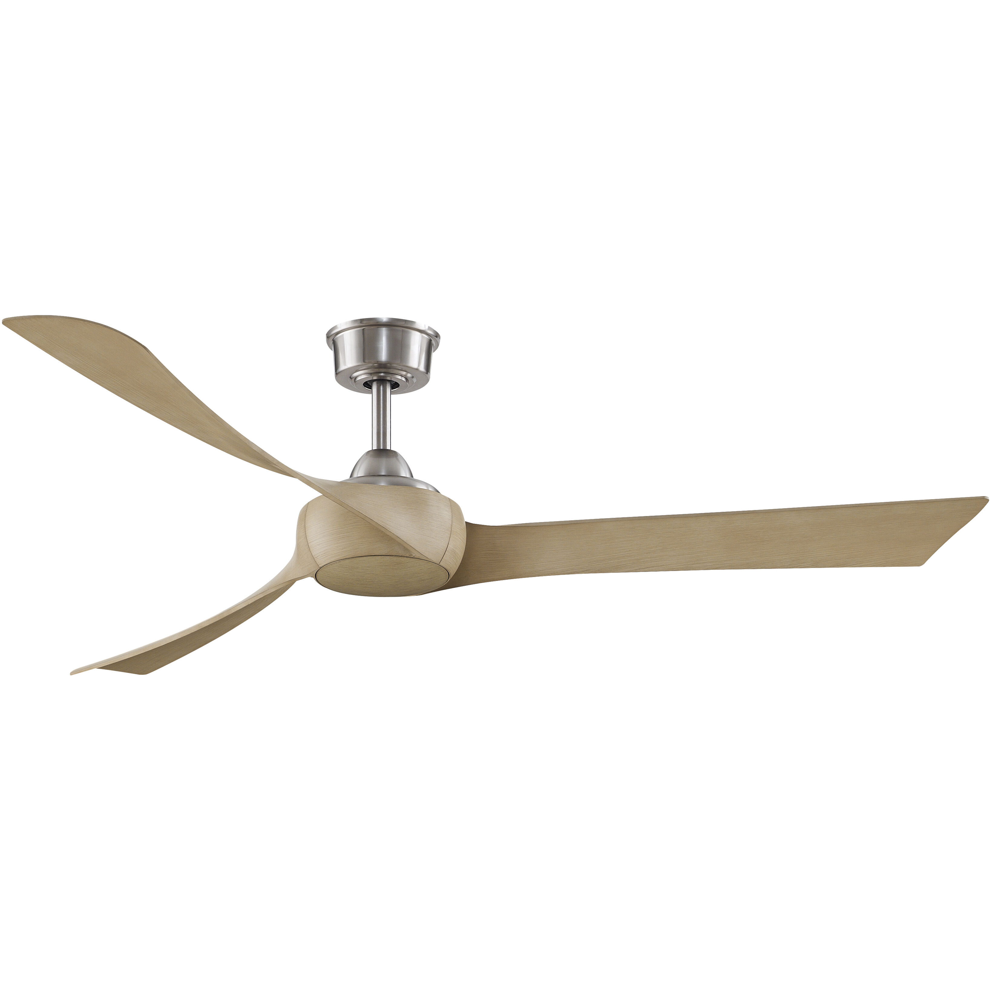 Wrap Custom 8.88 inch Brushed Nickel Fan Motor Only