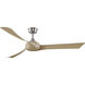 Wrap Custom 8.88 inch Brushed Nickel Fan-Multi