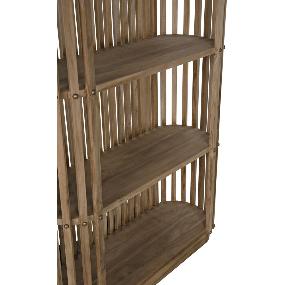 Opal Teak Bookcase, Small