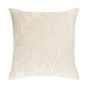 Tansy 18 X 18 inch Cream and Butter Throw Pillow