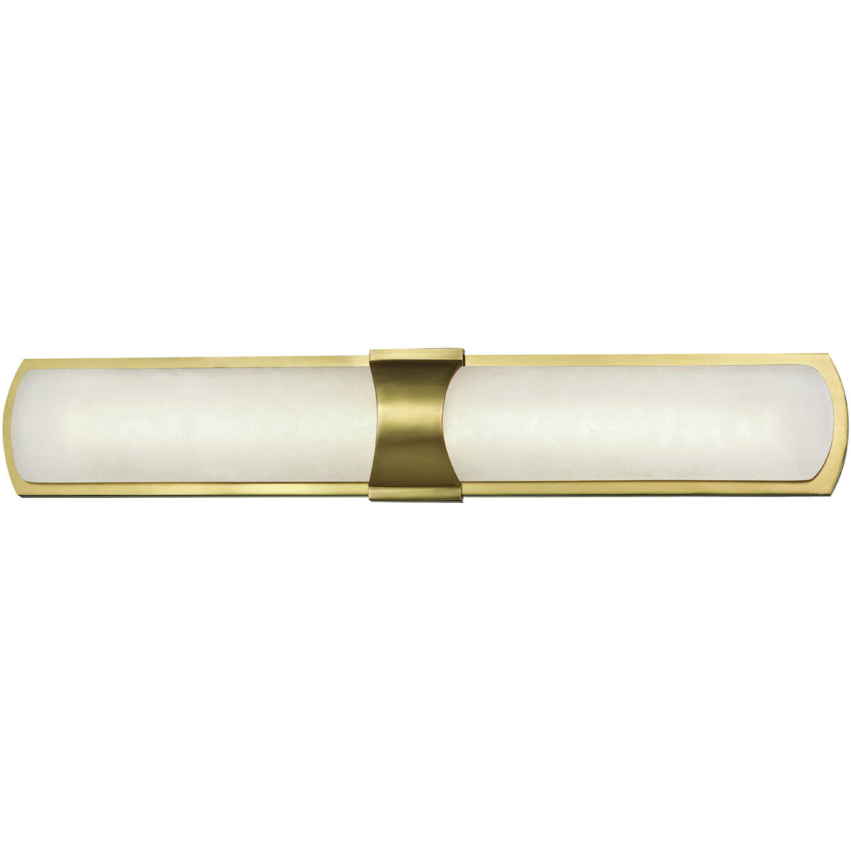 Valencia LED 4.75 inch Aged Brass ADA Wall Sconce Wall Light, Spanish Alabaster