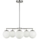 Nube LED 26 inch Brushed Nickel Chandelier Ceiling Light